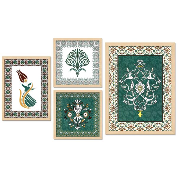 SET OF 4 DIGITAL WALL PAINTING - Image 4