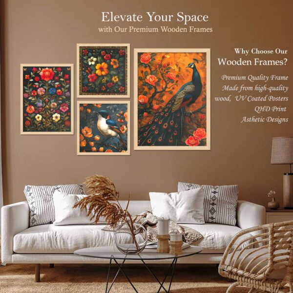 SET OF 4 DIGITAL WALL PAINTING - Image 2