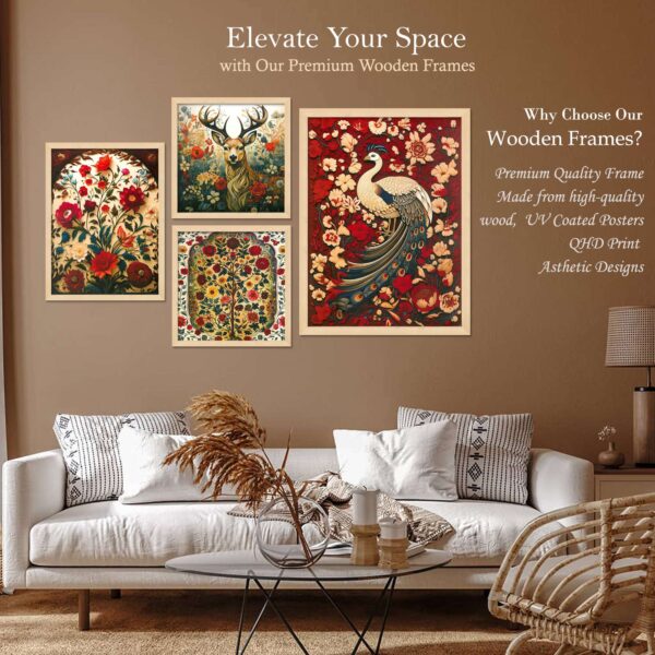 SET OF 4 DIGITAL WALL PAINTING - Image 2