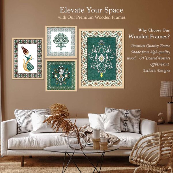 SET OF 4 DIGITAL WALL PAINTING - Image 2