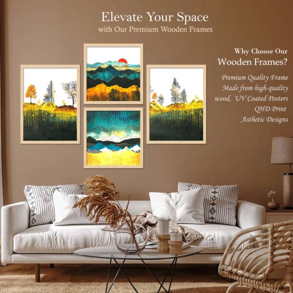 SET OF 4 DIGITAL WALL PAINTING - Image 2